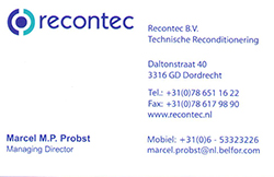 Recontec BV, located in Dordrecht, the Netherlands