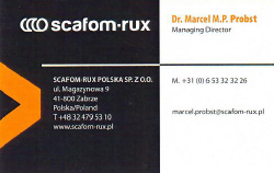 Scafom-Rux, Niederlassung in Zabrze, Polen